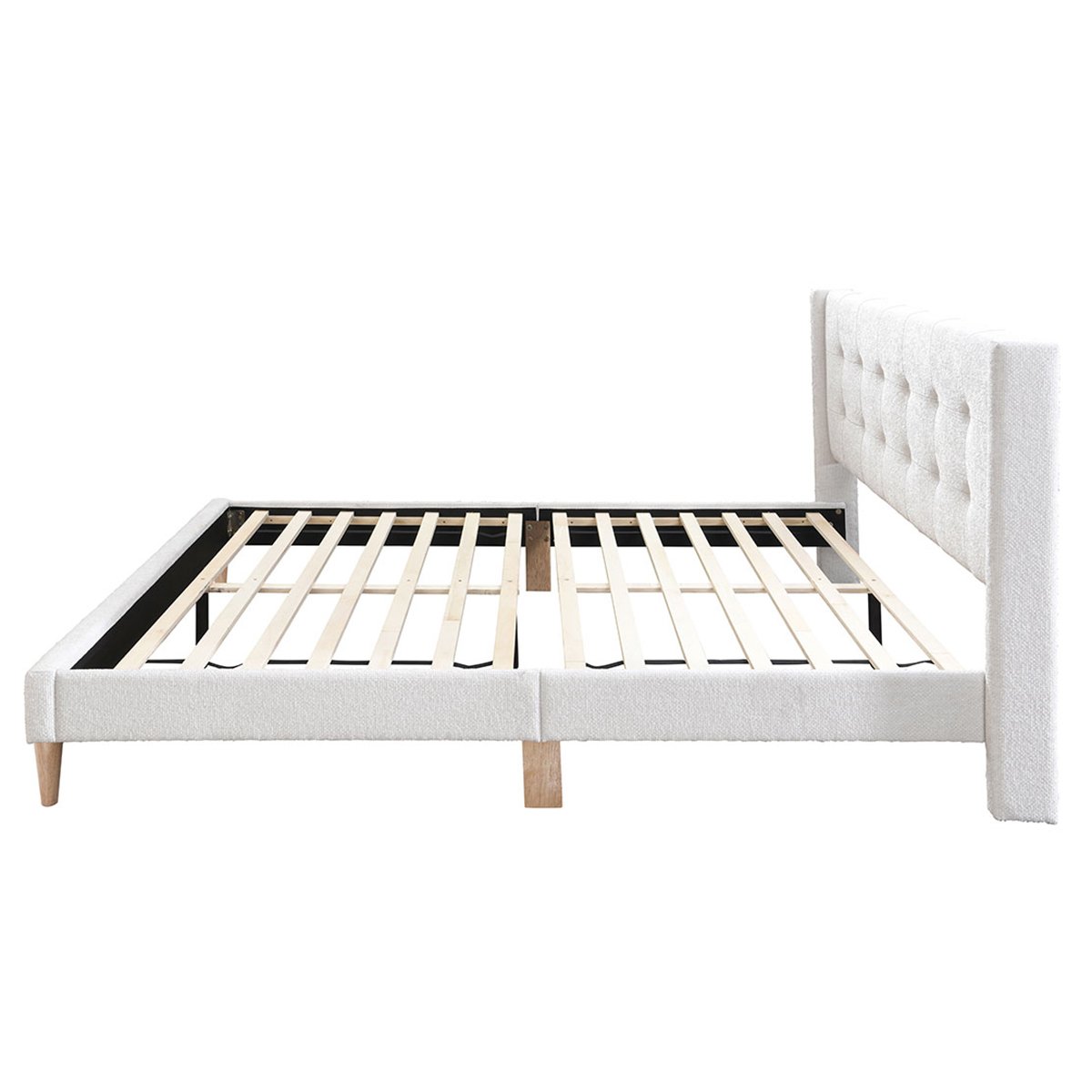 Cama PEARL bege 160x200cm