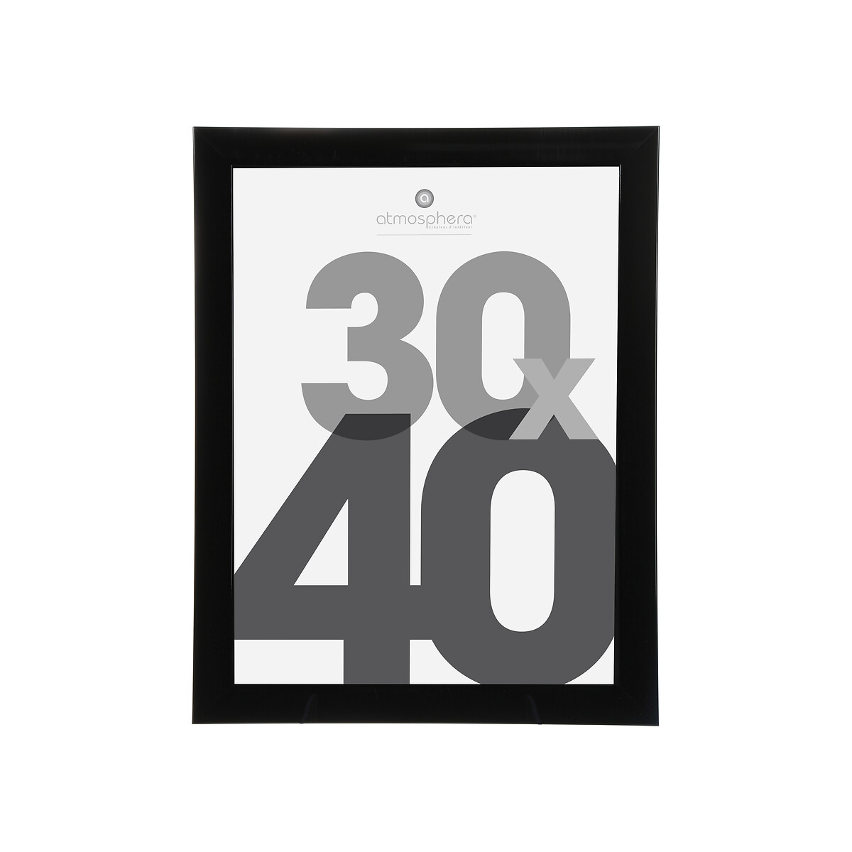 Moldura para fotos preta 30x40cm