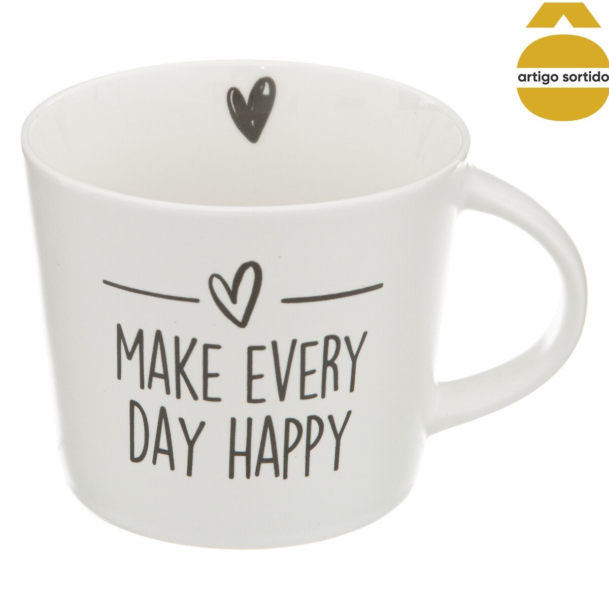 Caneca HAPPY em cerâmica 32cl