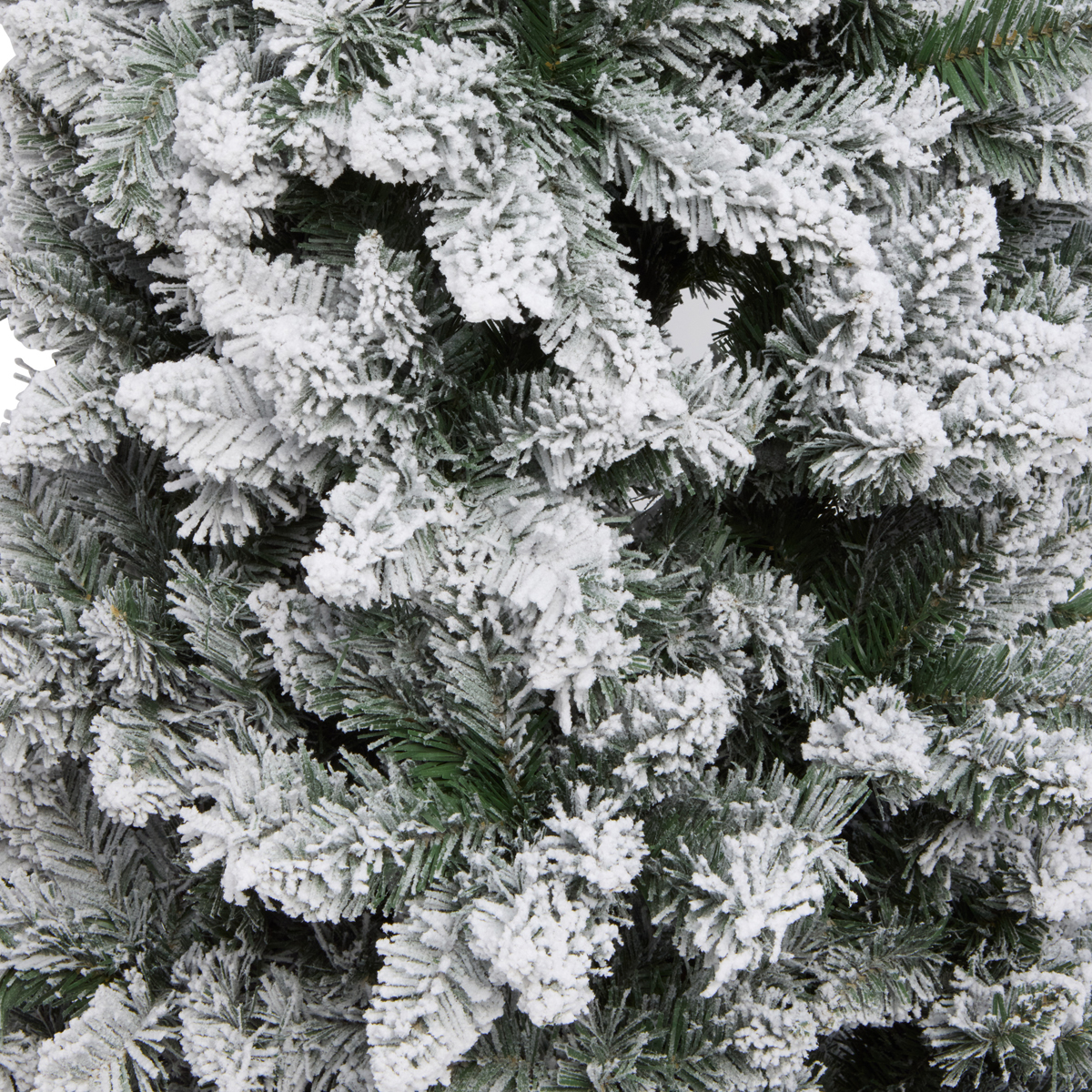 &Aacute;rvore de natal VERTICA verde com neve 210cm