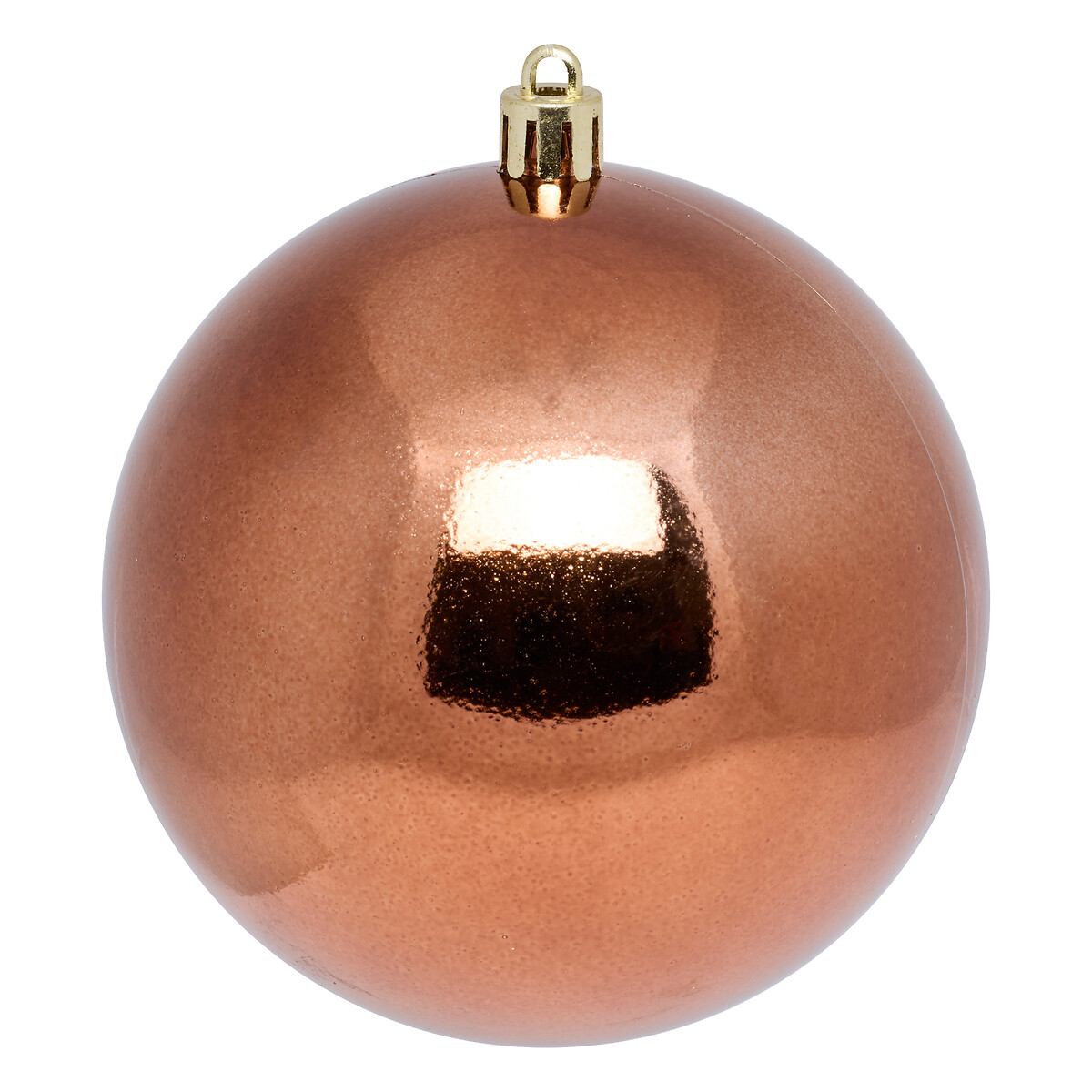 Conjunto 4 bolas de natal castanho 10cm