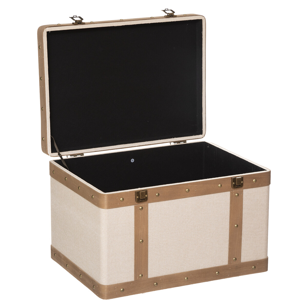 Caixa NORAH em mdf e linho 24x38,5cm