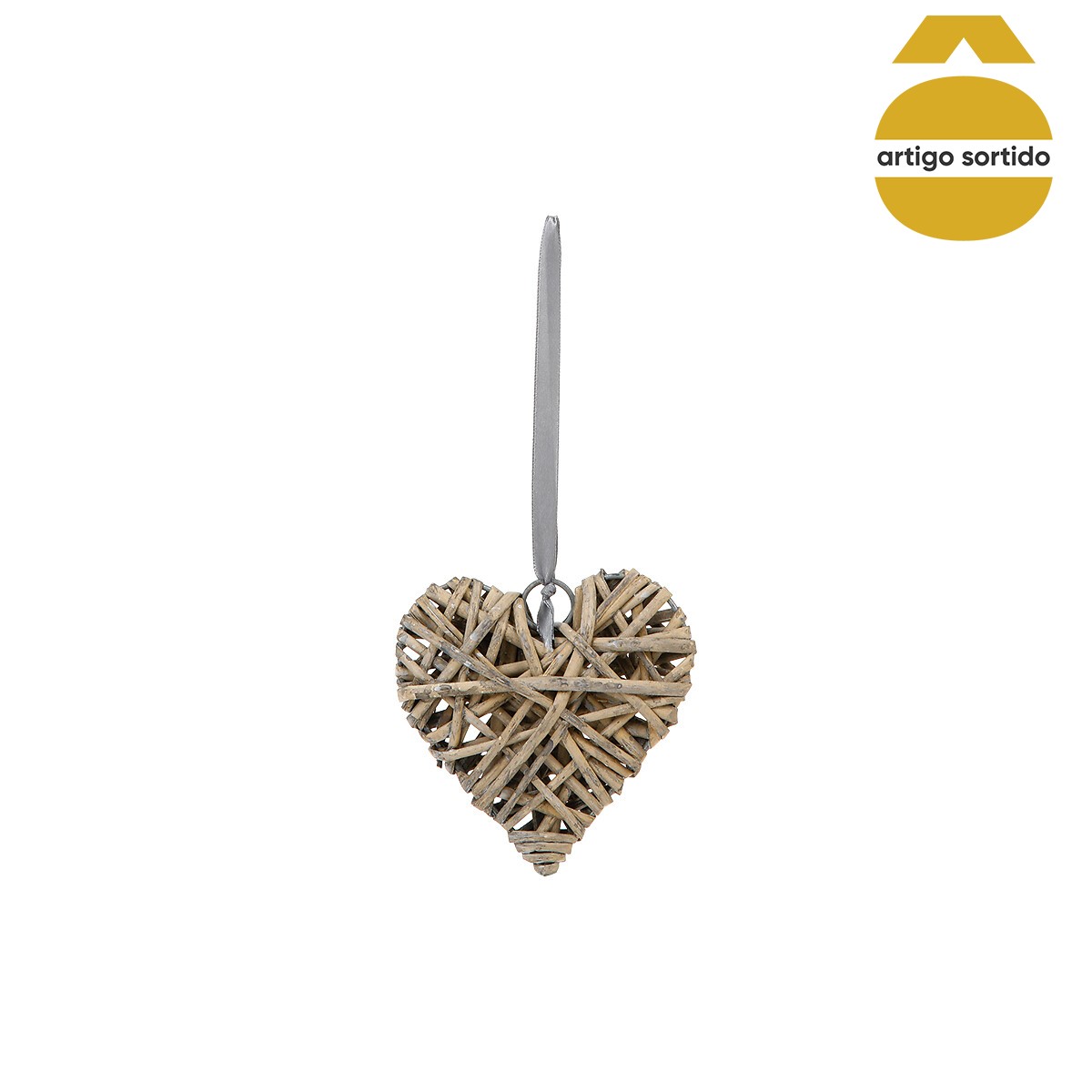 Pendurante decorativo em cora&ccedil;&atilde;o 12cm