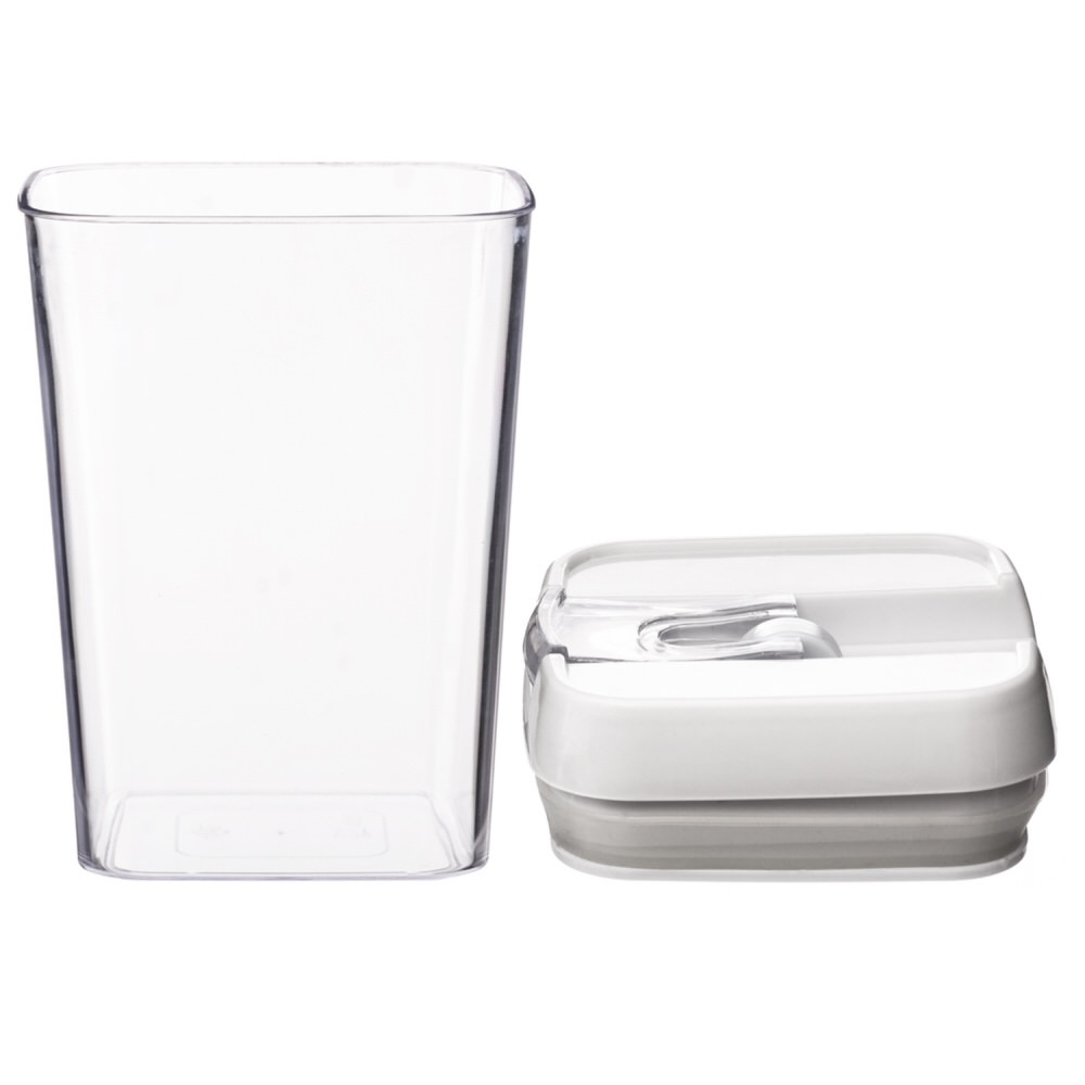 Frasco herm&eacute;tico quadrado 0,8l