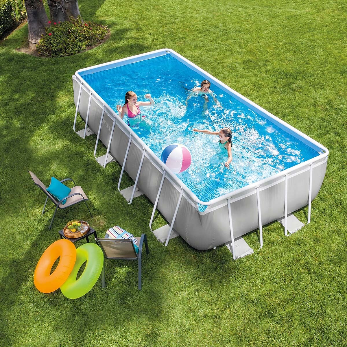 Piscina tubular prism&aacute;tica Intex