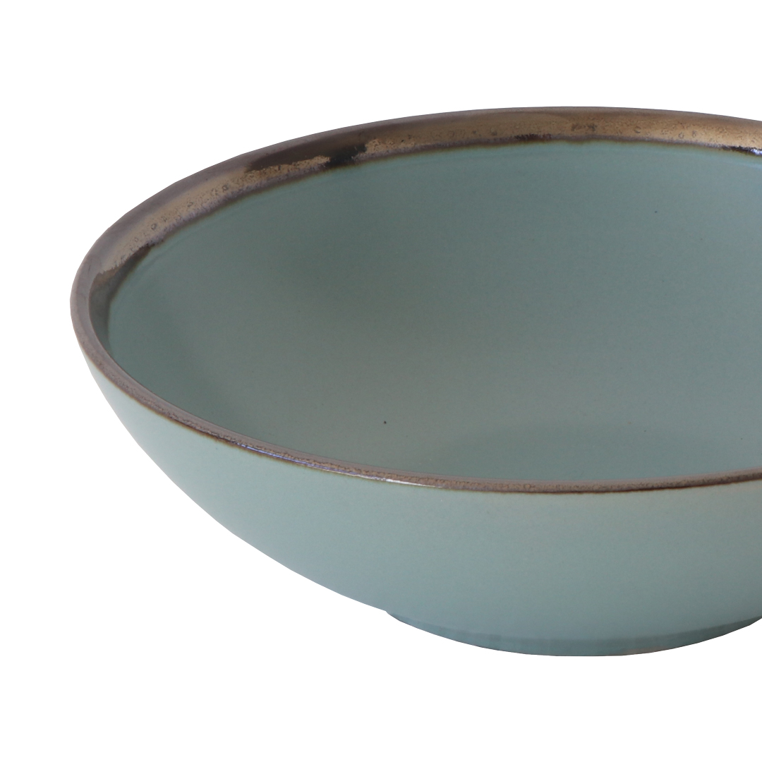 Tigela em gr&eacute;s azul COLONIAL