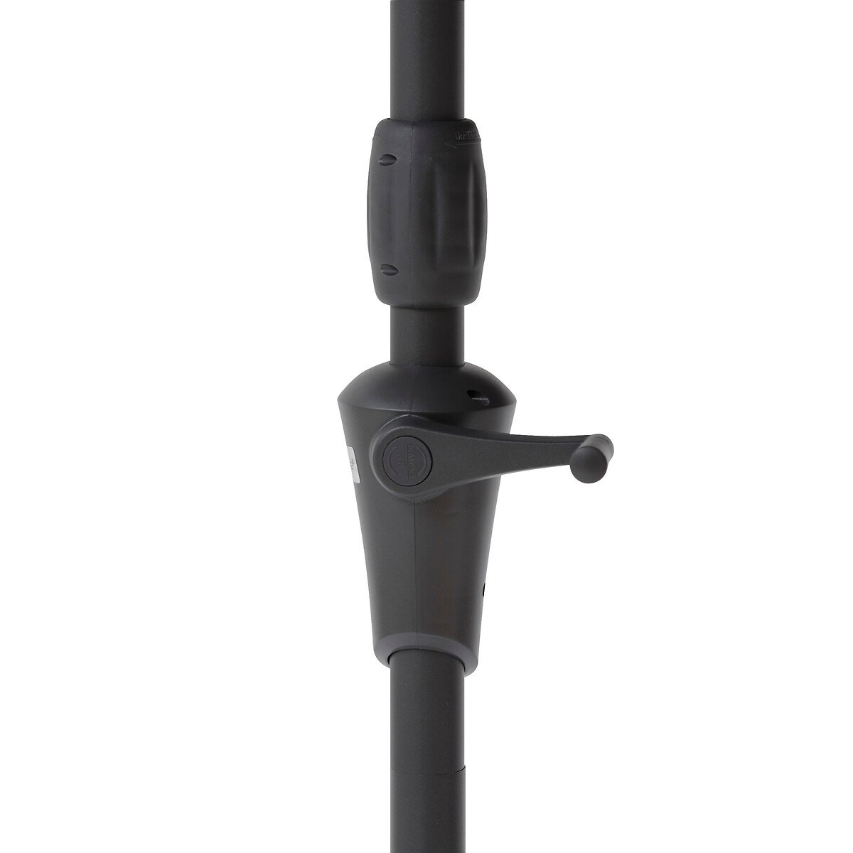 Guarda-sol redondo SISKO cinza 2,40x2,70m