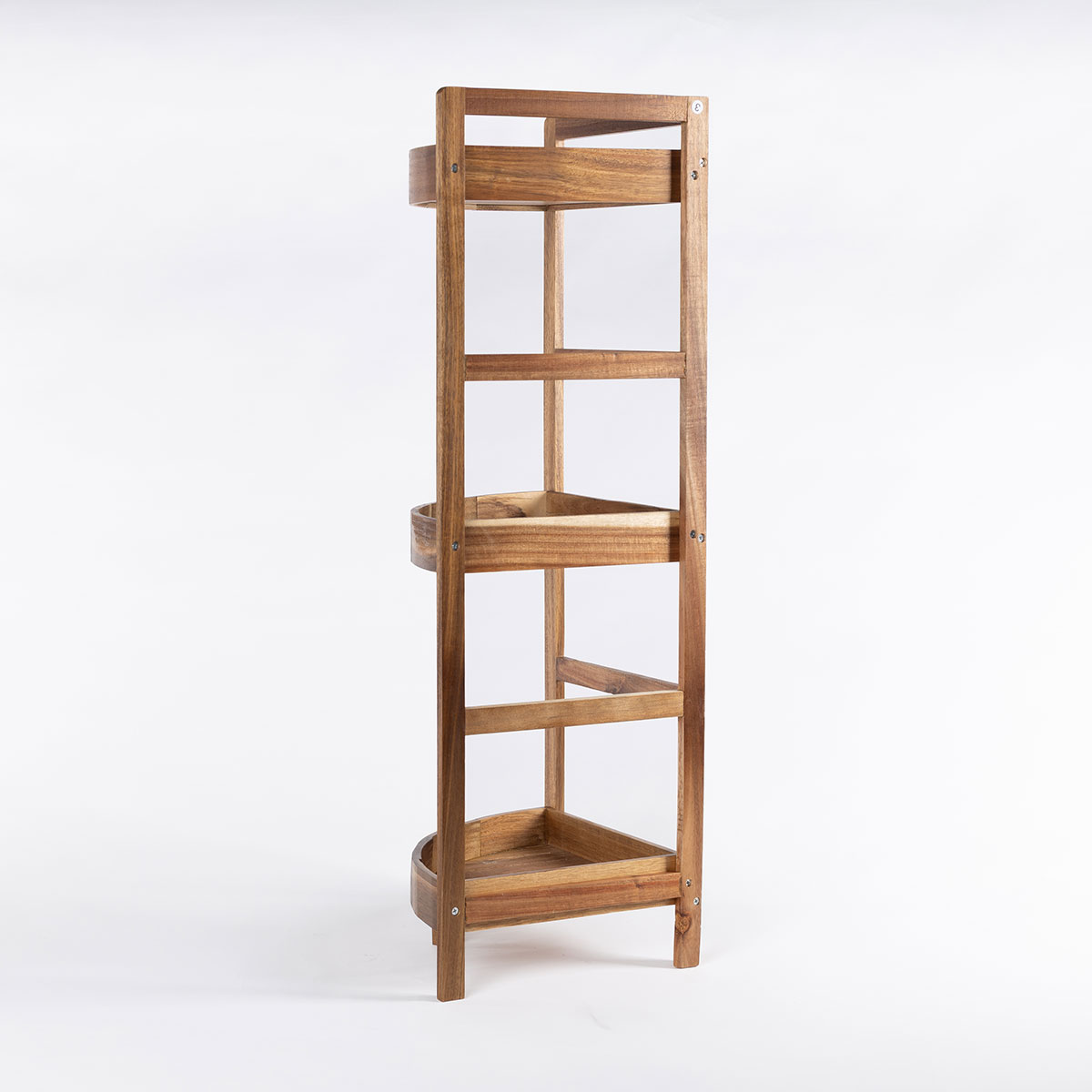 Móvel de canto wc com 3 prateleiras