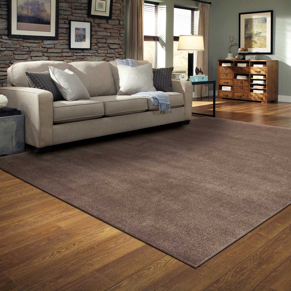 Tapete AMBIENTE camel 200x285cm