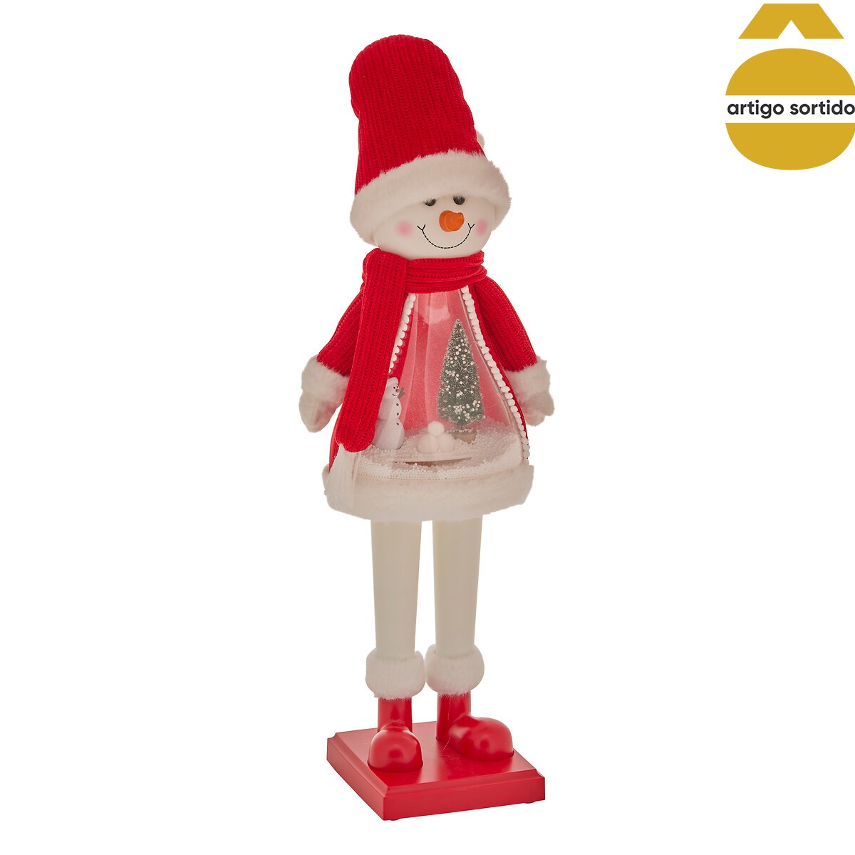 Figura natal&iacute;cia com LED 40cm