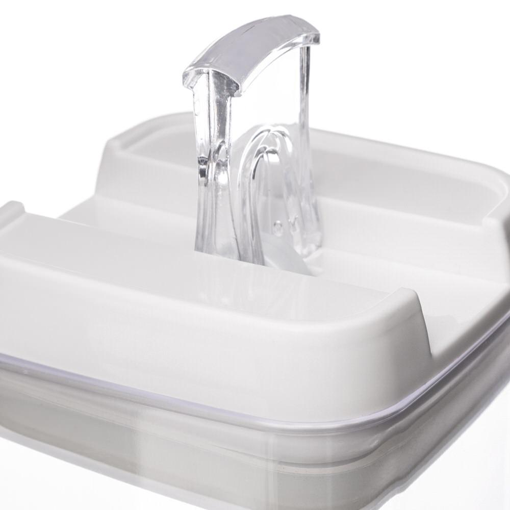 Frasco herm&eacute;tico quadrado 0,8l