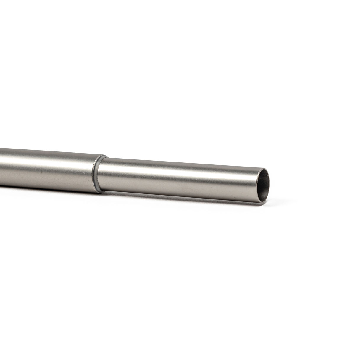 Tubo de ferro forjado extens&iacute;vel prateado fosco 185-350cm
