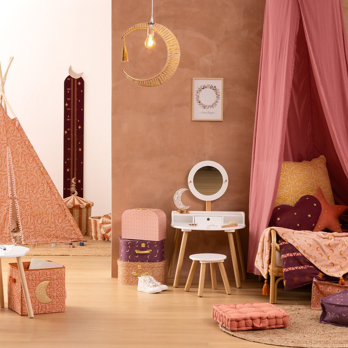 Candeeiro de teto BELLA bege 33cm