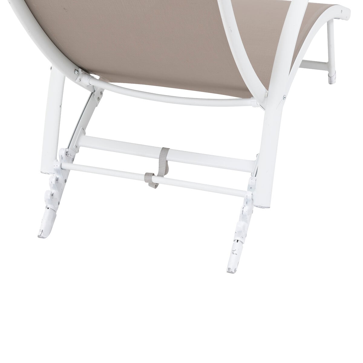 Espregui&ccedil;adeira SAMBA noisette e branco