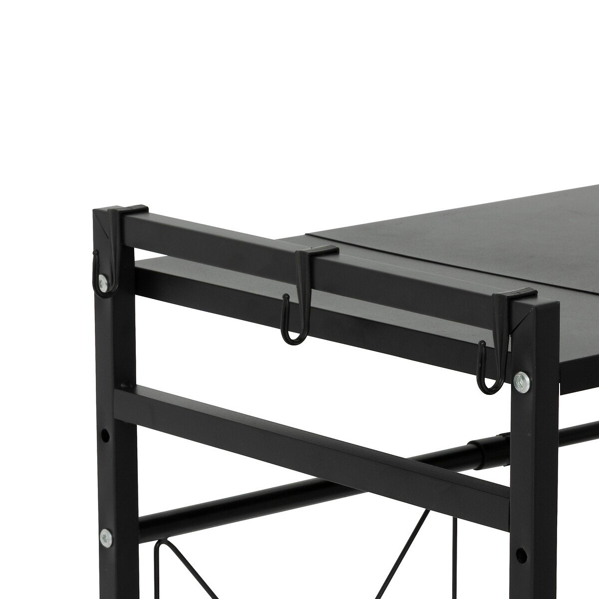 Prateleira para microondas preto