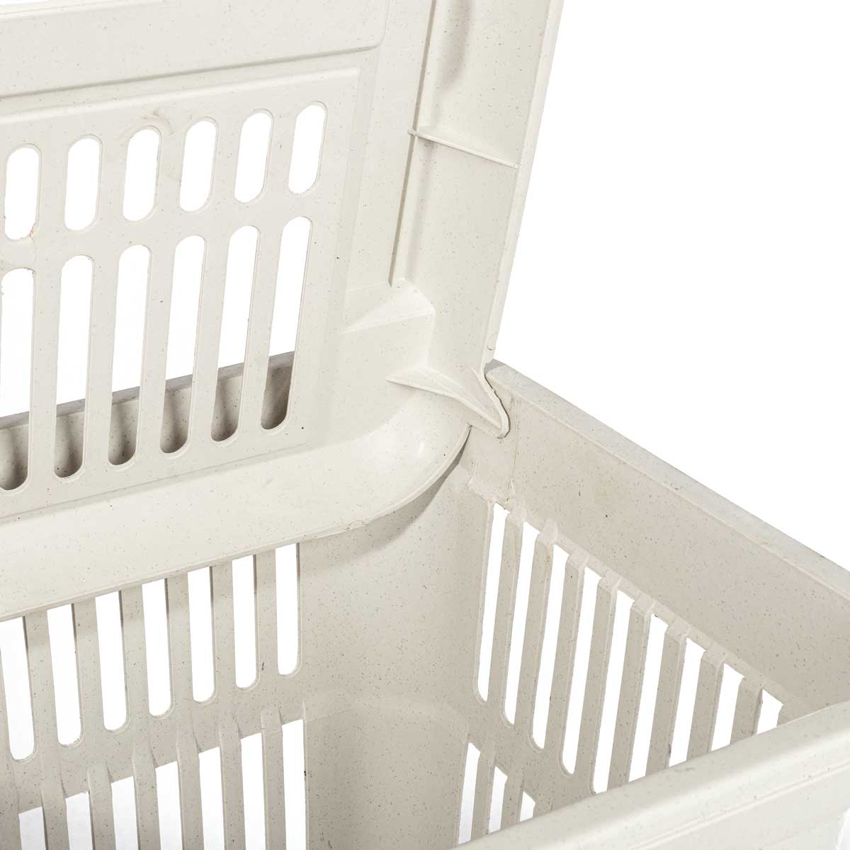 Cesto de roupa wc branco SAND com tampa