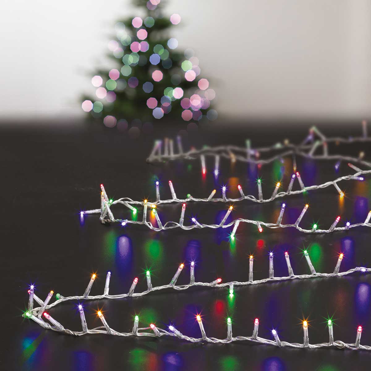 S&eacute;rie luminosa de natal multicolor 500 leds 12,5m