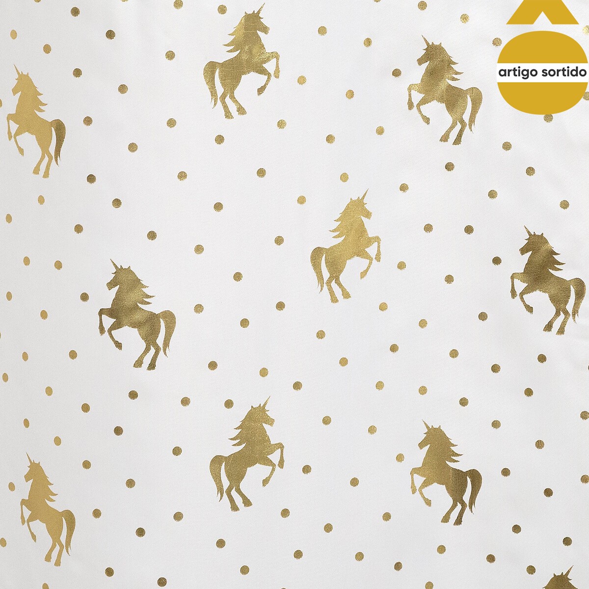 Cortina unicórnio 140x250cm,  Cortina unicórnio 140x250cm