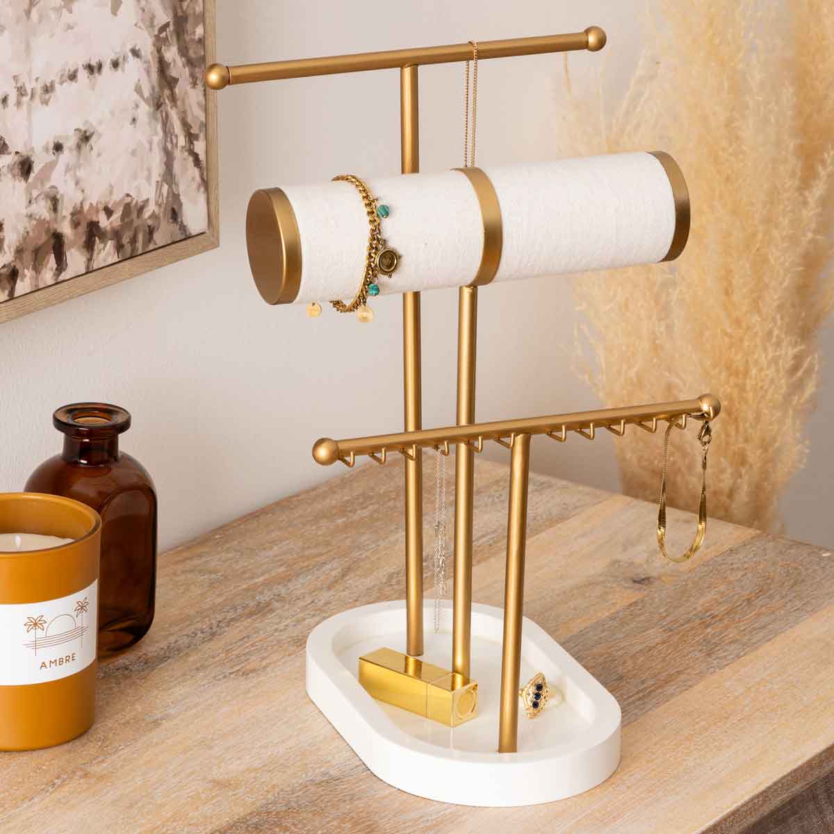 Porta bijuteria WILD ROMANCE branco