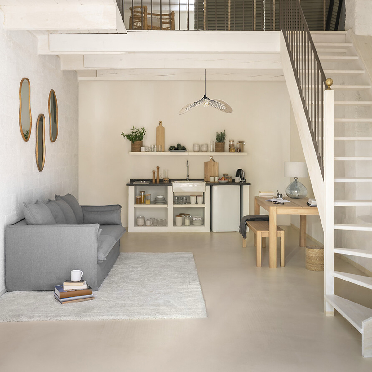 Candeeiro de mesa melly de vidro