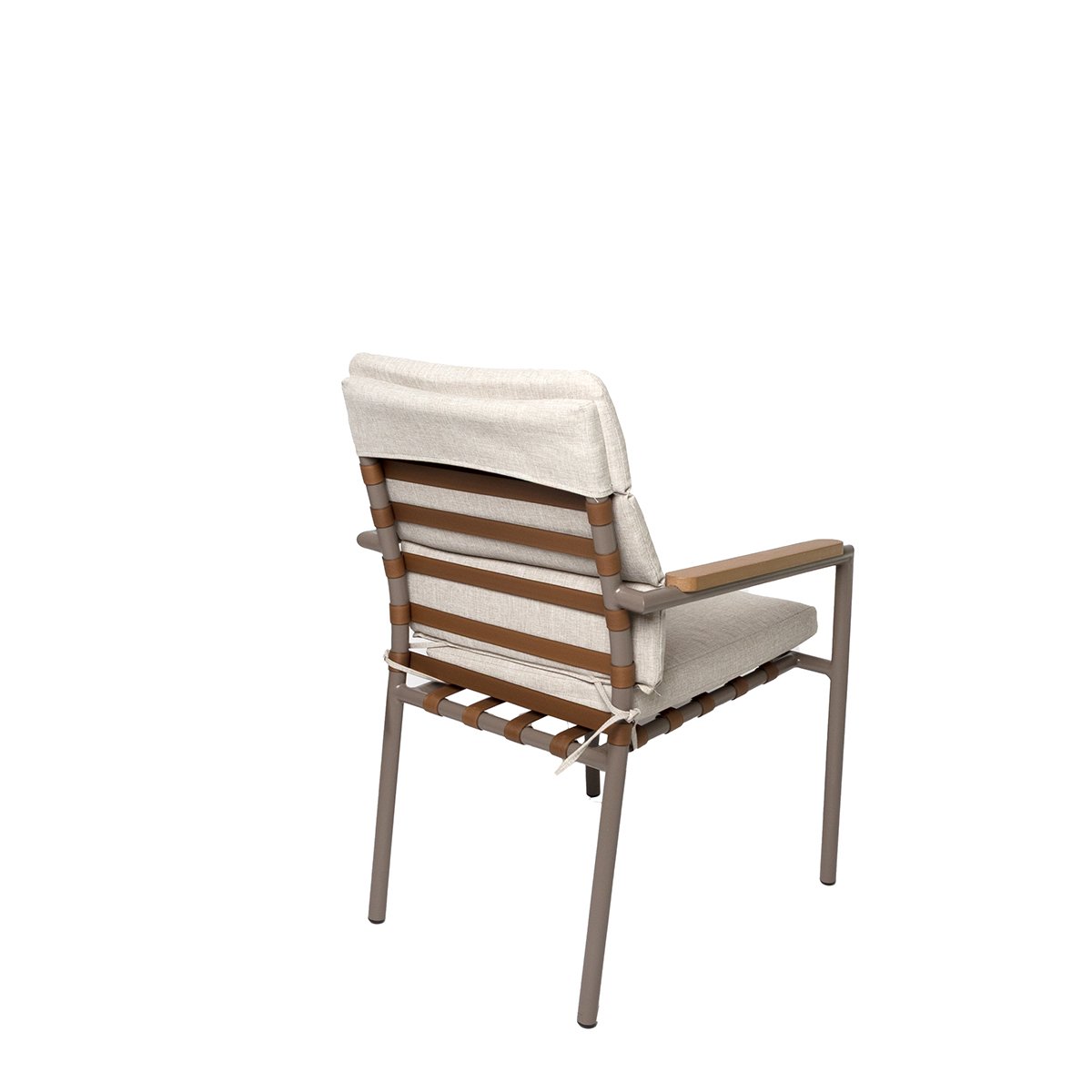 Conjunto de mesa exterior com 4 cadeiras