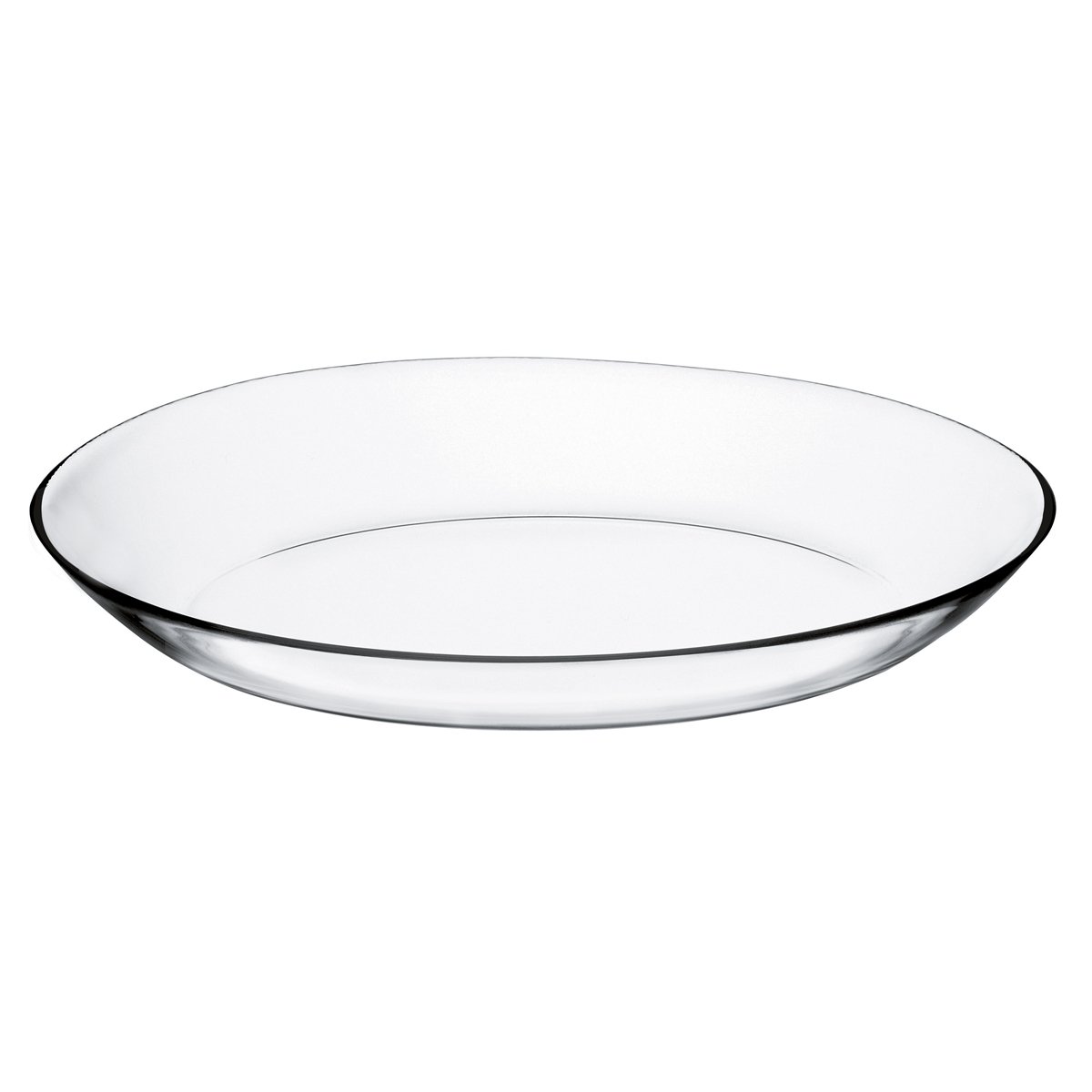 Travessa INVITATION oval em vidro 25cm