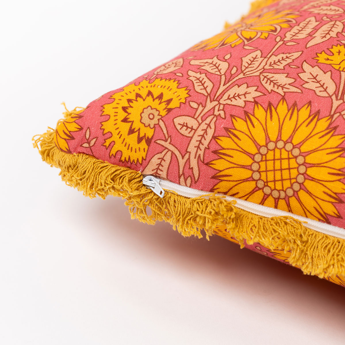 Almofada YUCATAN com girassóis 45x45cm