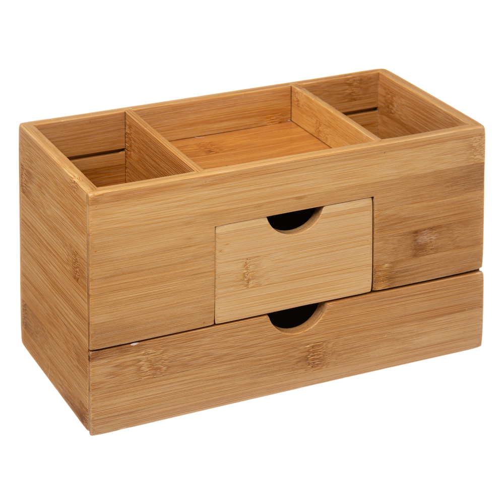 Organizador wc em bambu