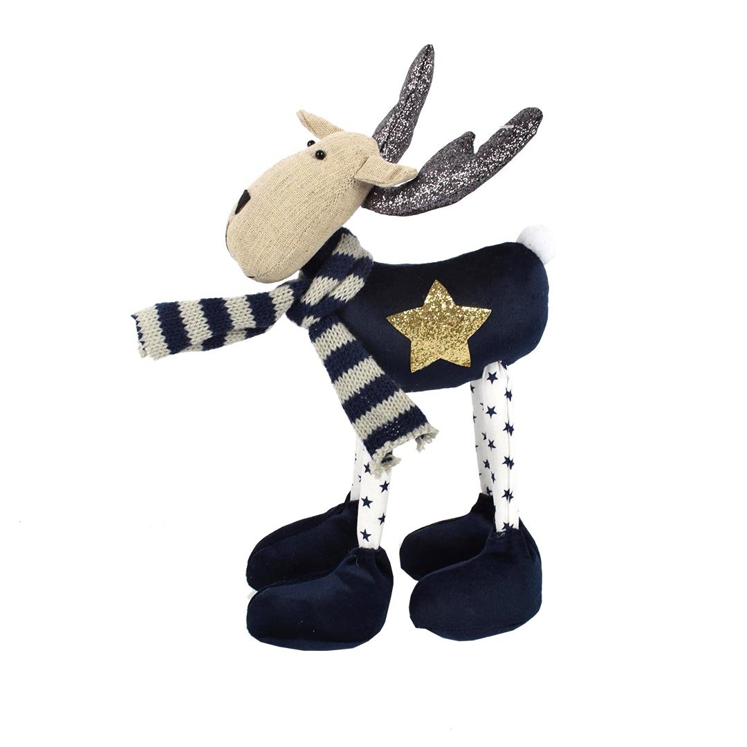 Rena Azul Com Dourado,  Rena Azul Com Dourado