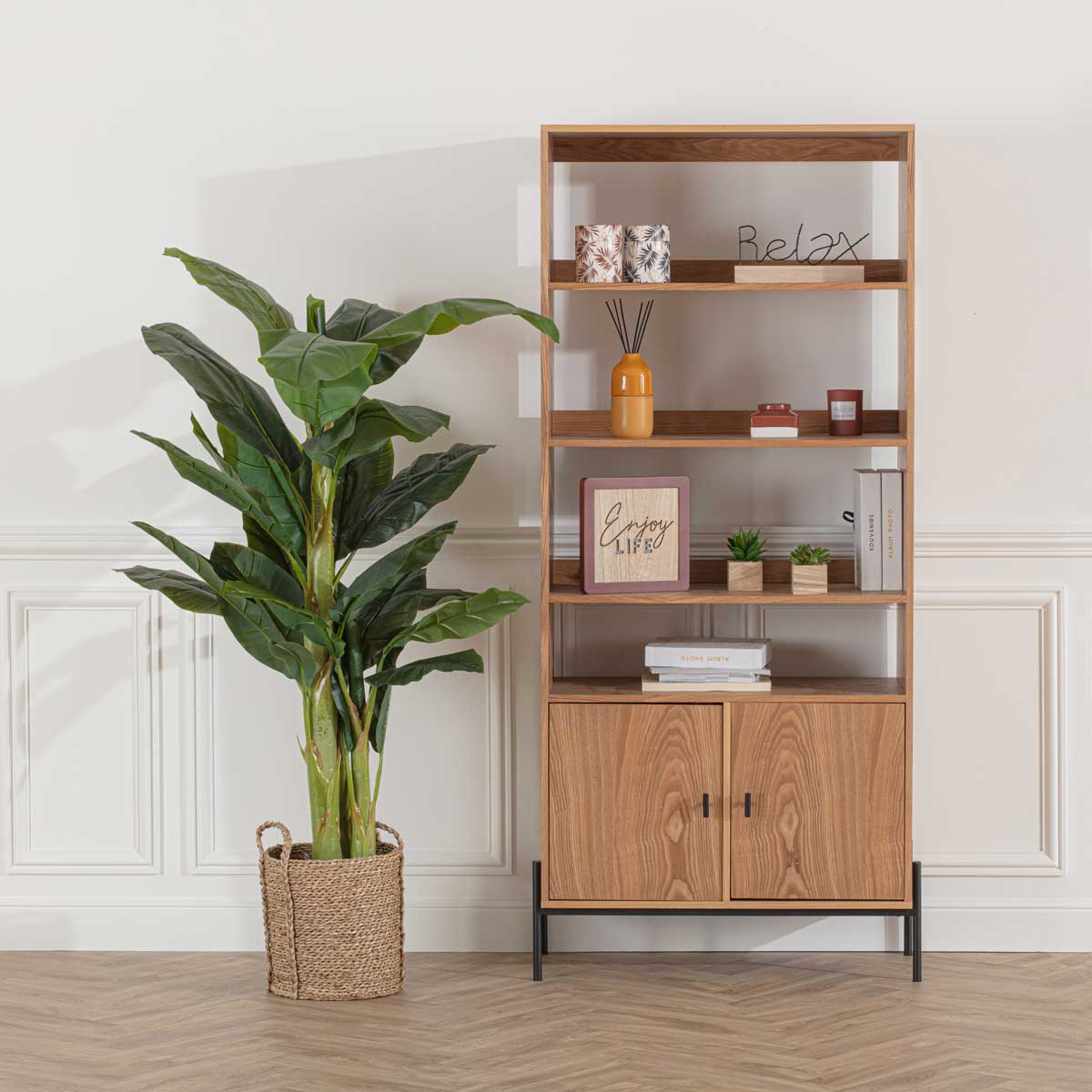 Planta bananeira artificial 170cm