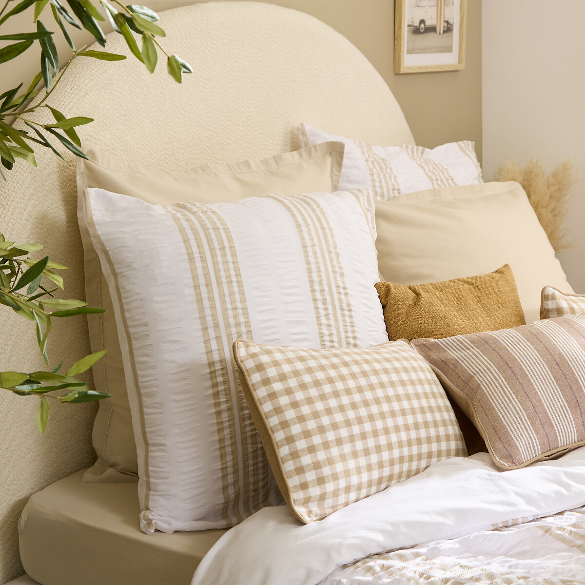 Cabeceira MASINA marfim 130X160cm