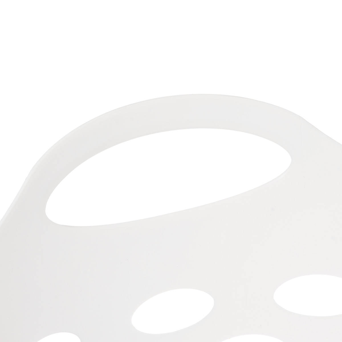 Cesto de roupa branco 28l