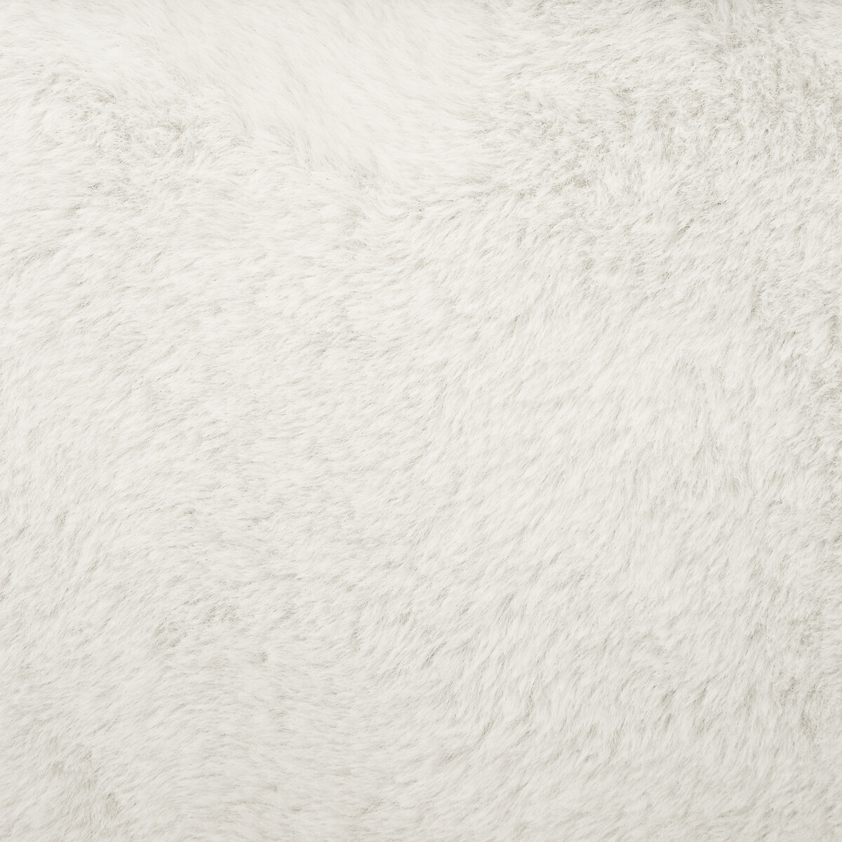 Pufe com arrumação em pelo branco EZZIO,  Pufe com arrumação em pelo branco EZZIO