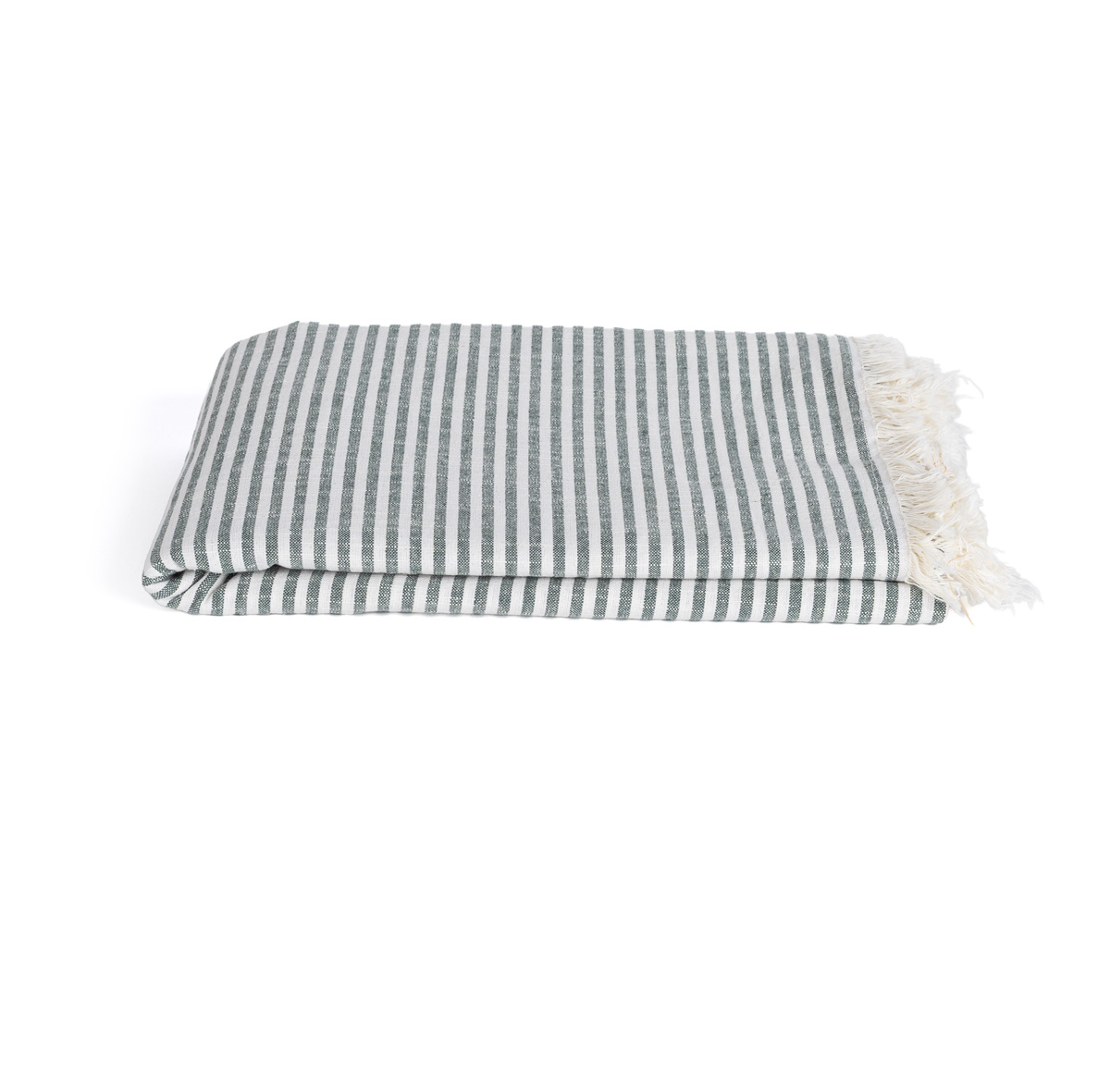 Toalha de mesa SLUB STRIPES verde 140x320cm