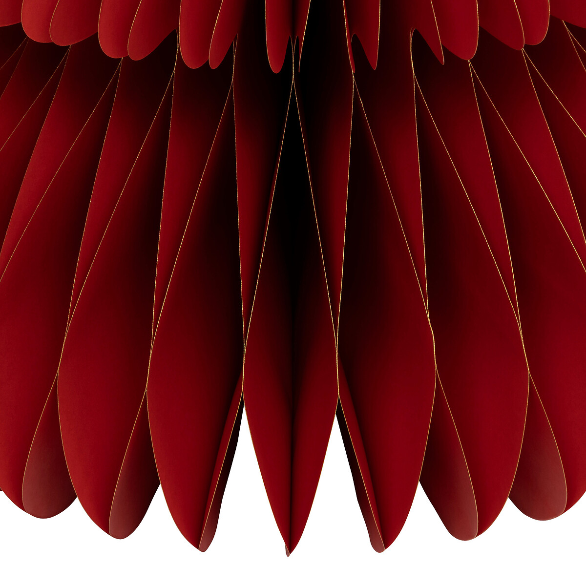 &Aacute;rvore de natal origami vermelho 90cm
