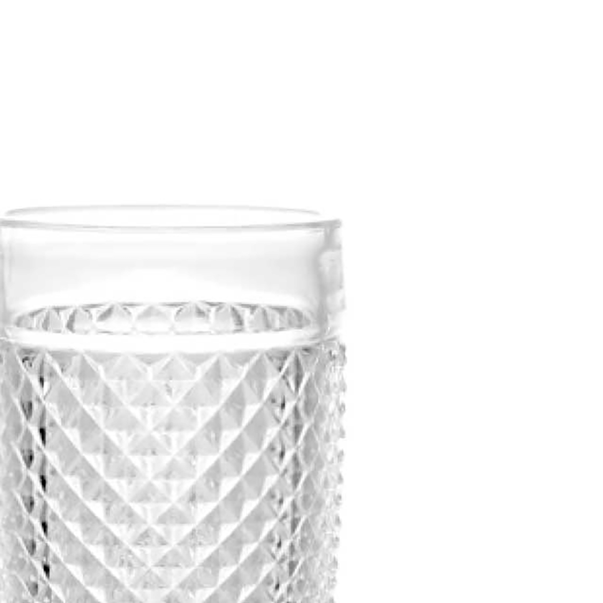 Copo de champanhe de vidro com p&eacute; antracite 18cl