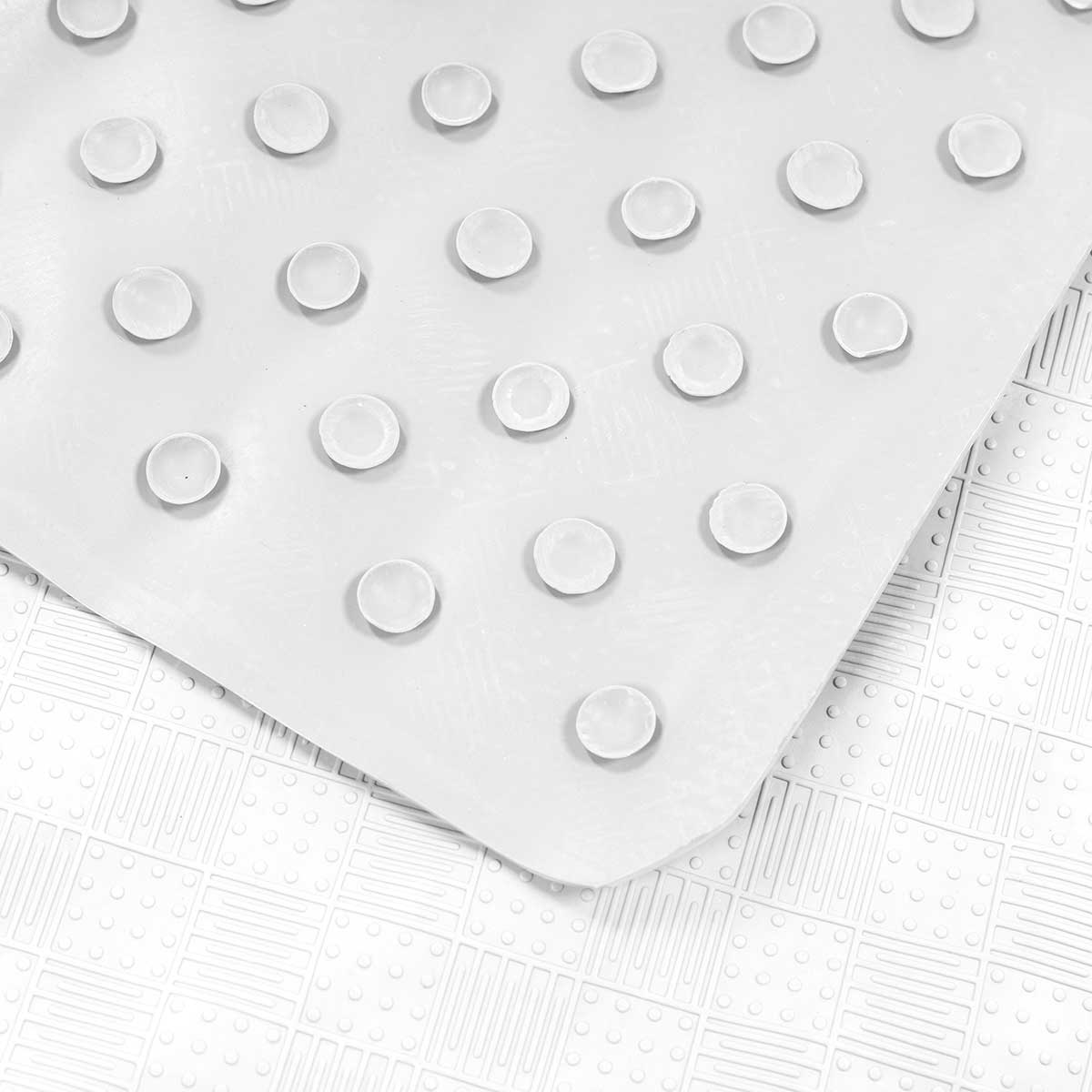 Tapete WC Antiderrapante Branco 53x53cm