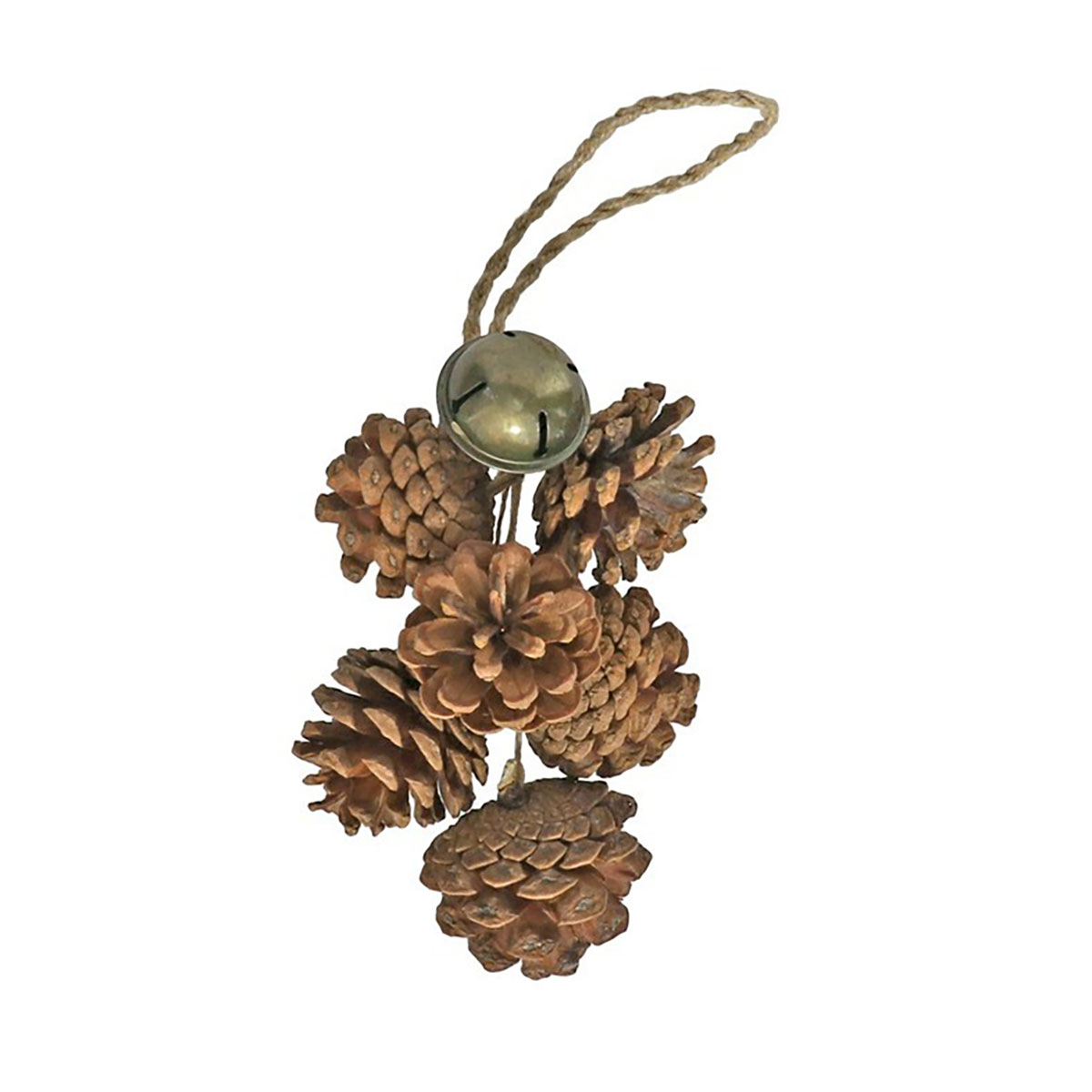 Pendurante pinhas com guizo 14cm