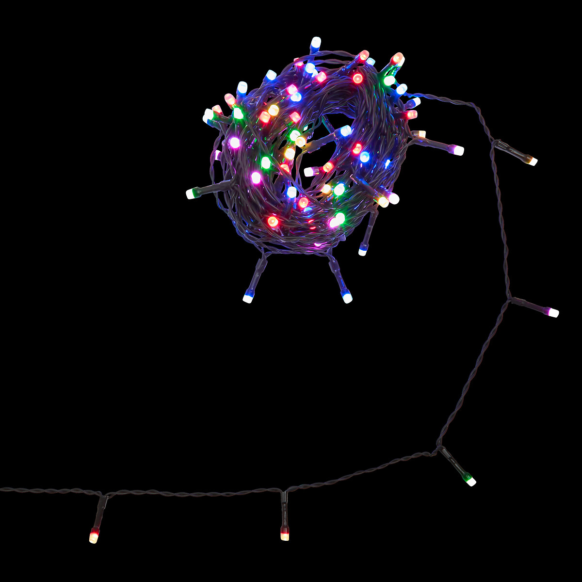 S&eacute;rie de luzes de Natal composta por 100 LEDs