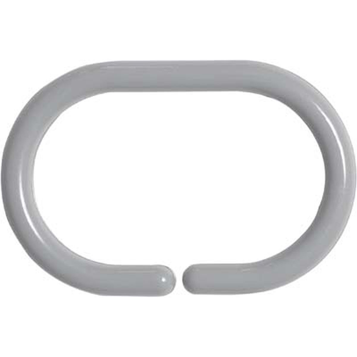 12 argolas para cortinas de banho,  12 argolas para cortinas de banho