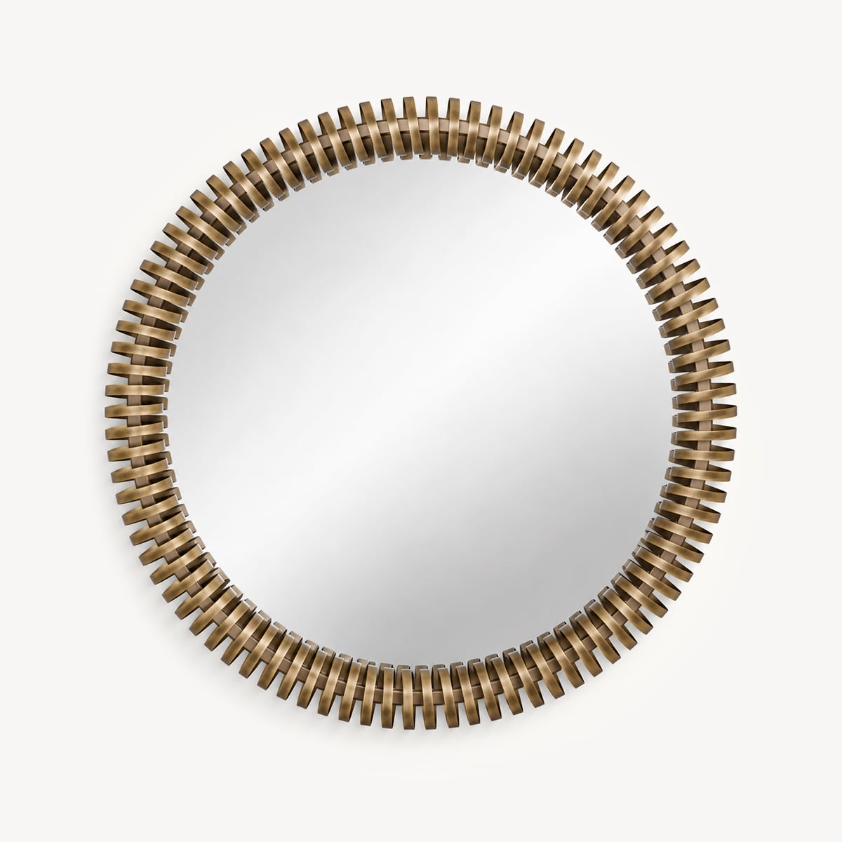 Espelho de parede BARREL dourado 90cm