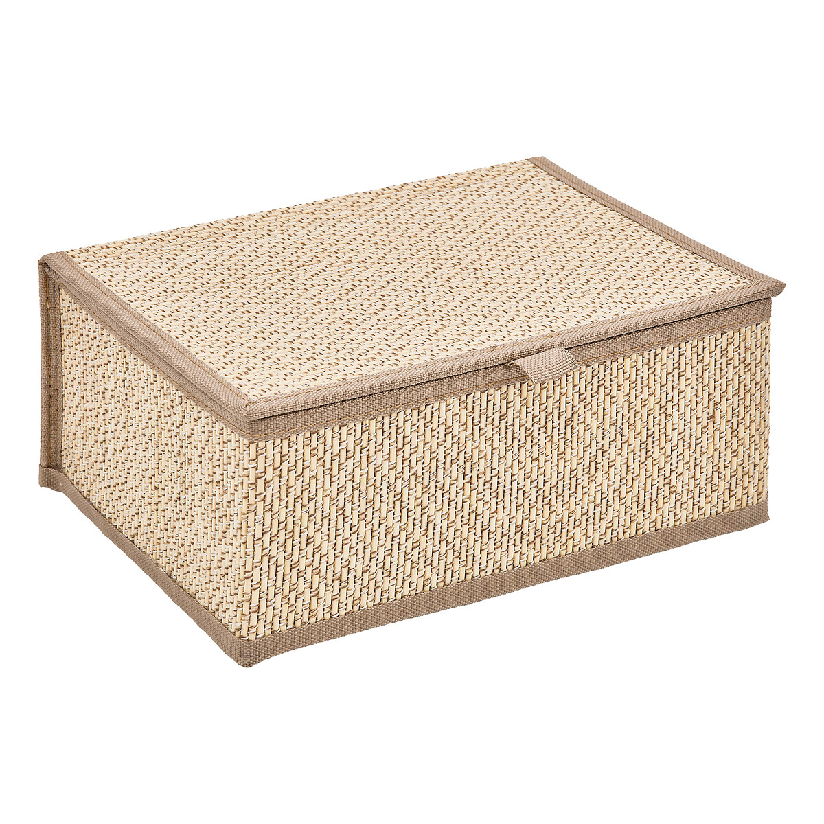Conjunto de 3 caixas de arruma&ccedil;&atilde;o wc em bambu