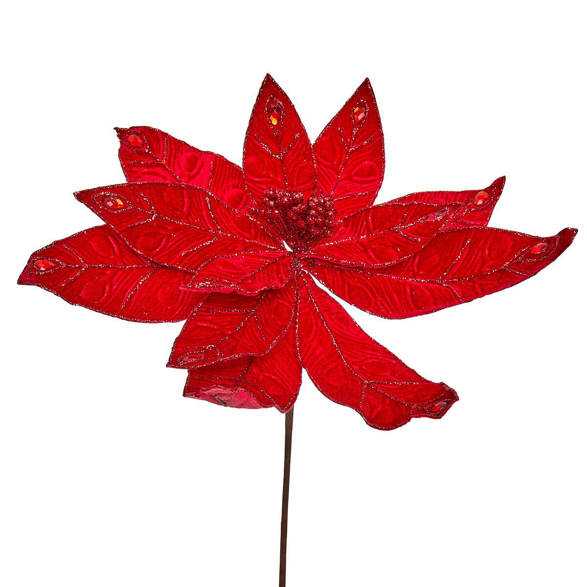 Haste poinsettia vermelho 75cm