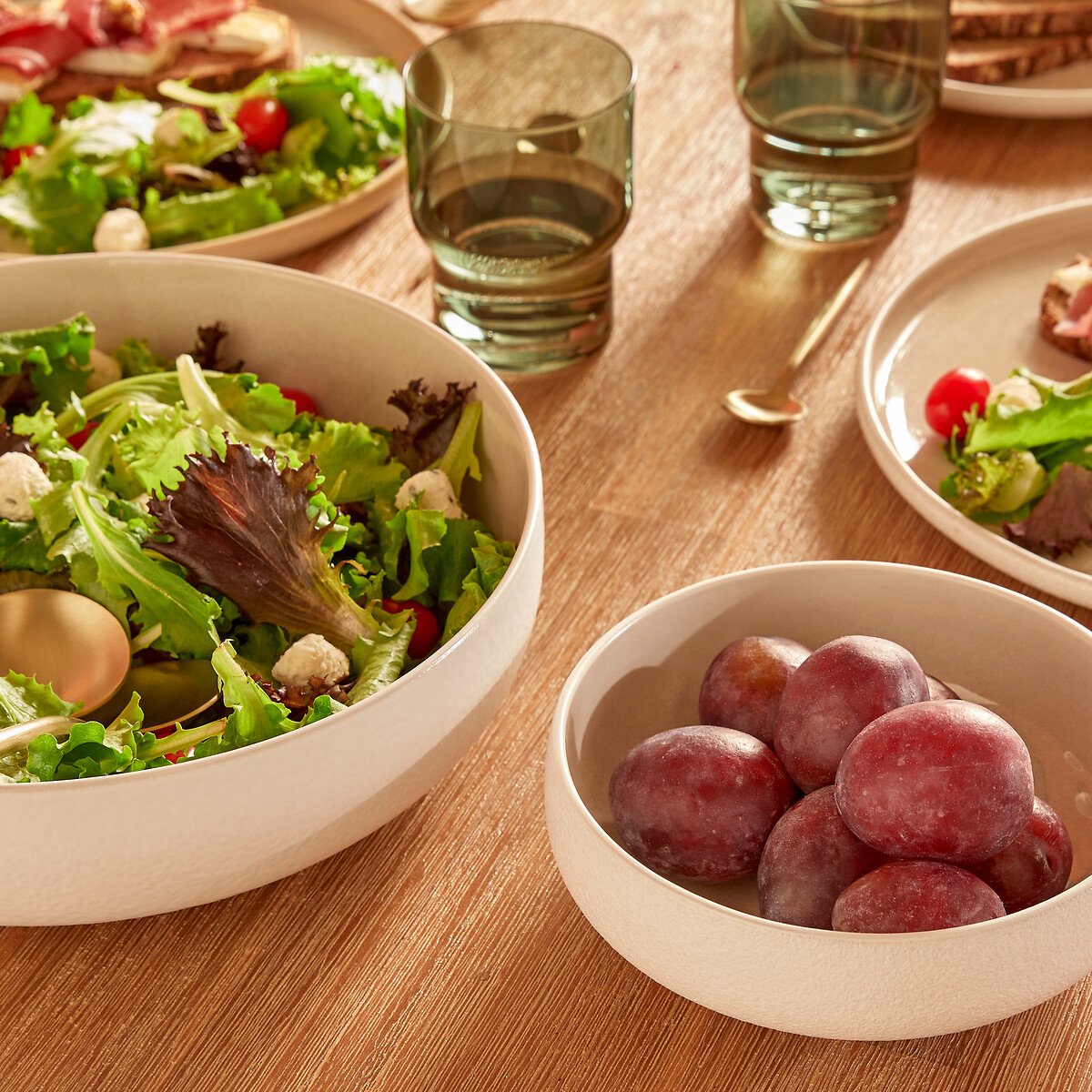 Saladeira SIENNA bege 27cm