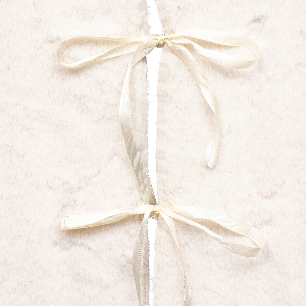 Tapete para árvore pelo branco 90cm