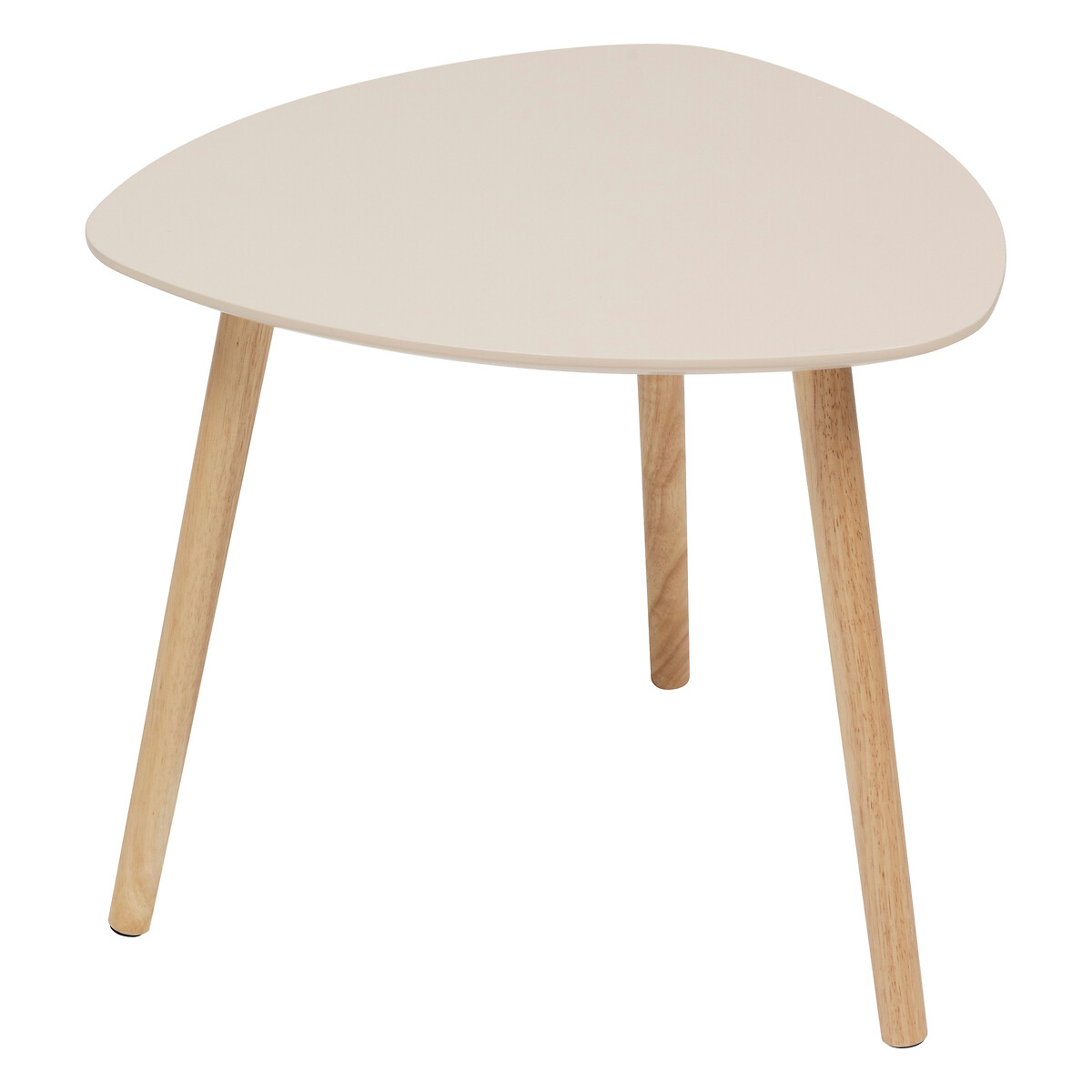 Conjunto de 3 mesas de apoio MILEO bege 60x60x45cm