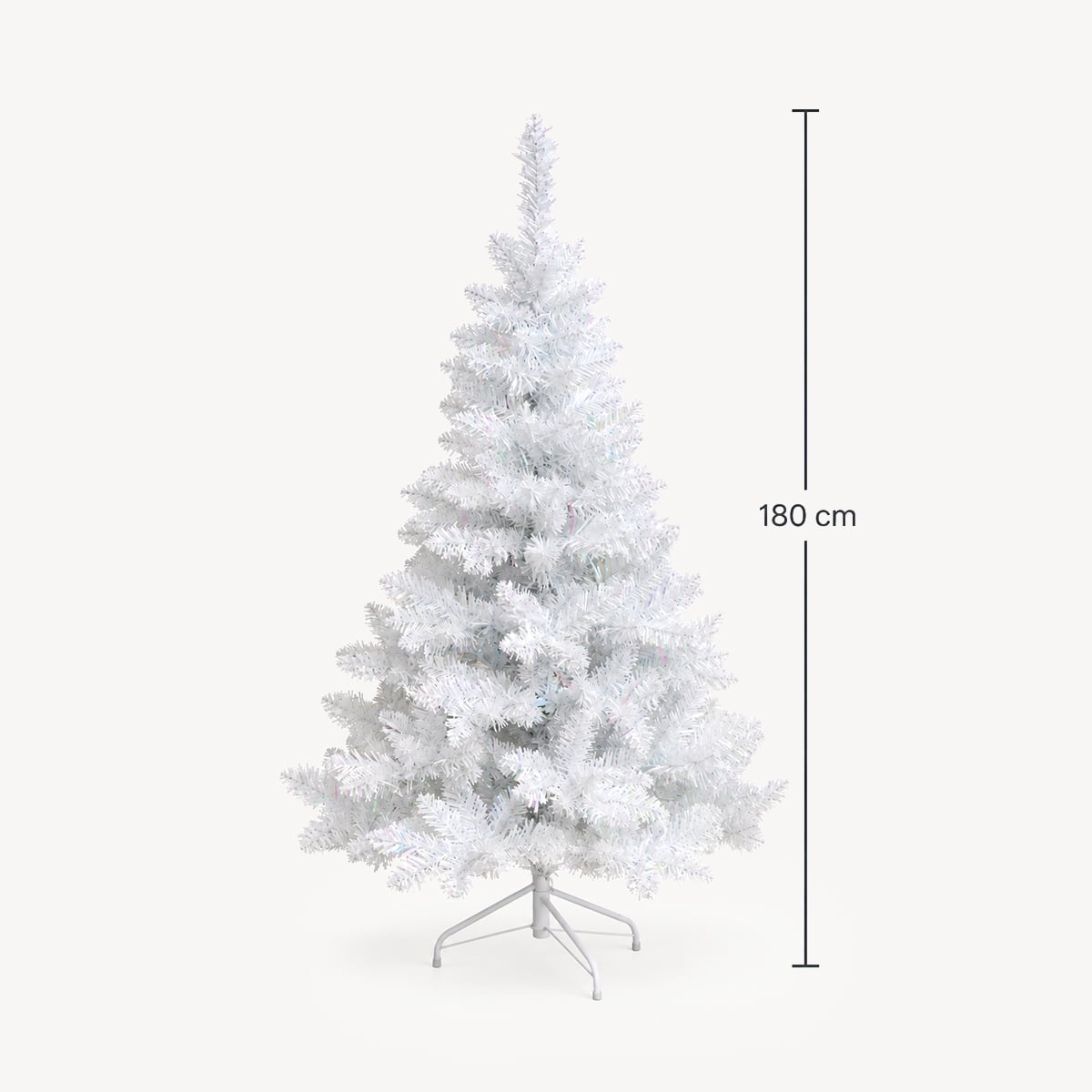 &Aacute;rvore De Natal Blooming Branca 180cm