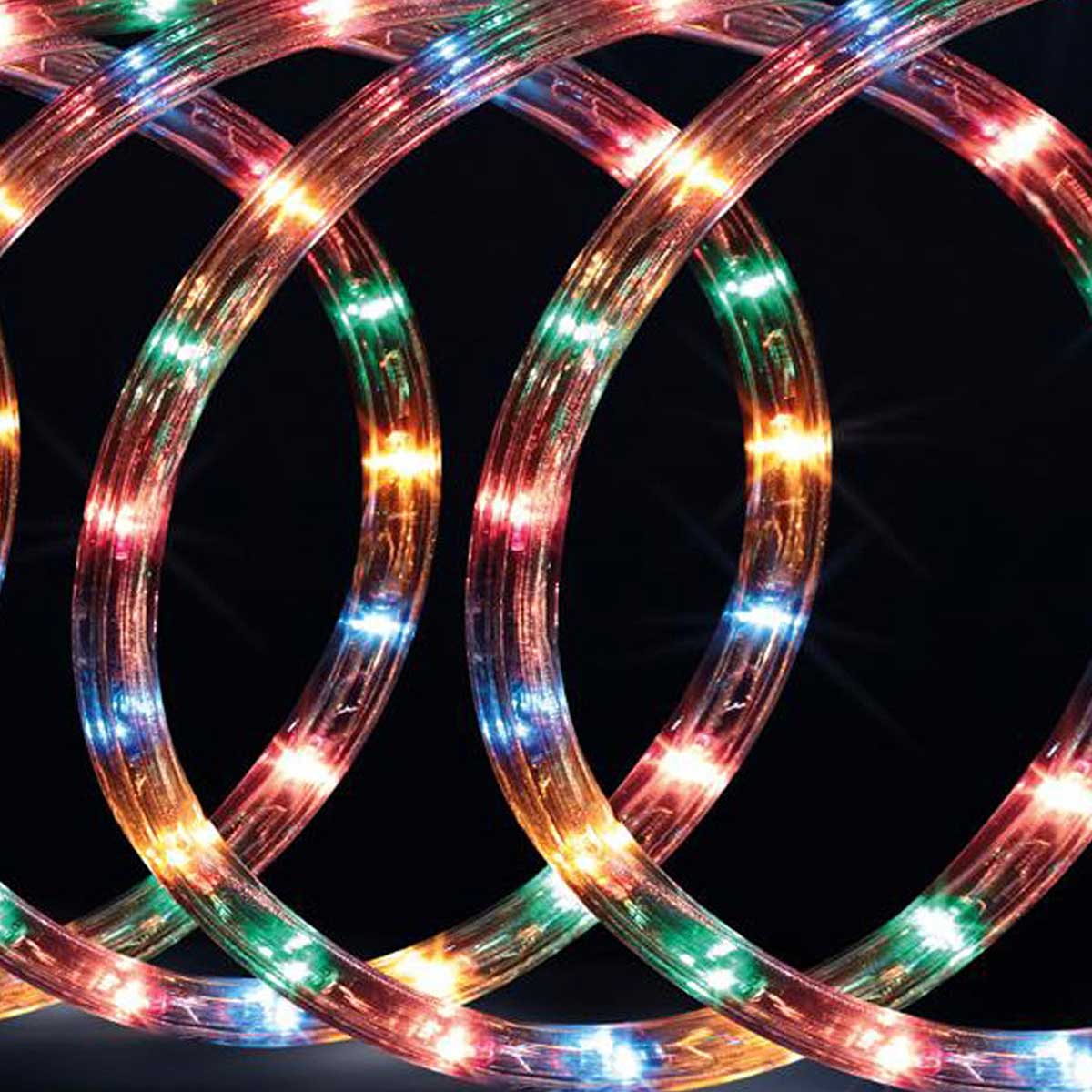 Mangueira luminosa de natal multicolor 108 leds 6m