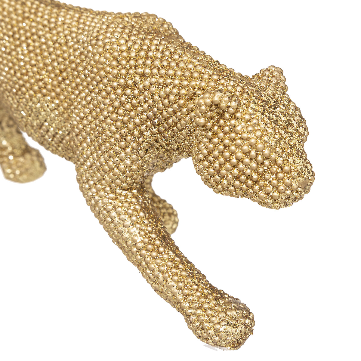 Est&aacute;tua de leopardo ARTIFICE dourado 29cm
