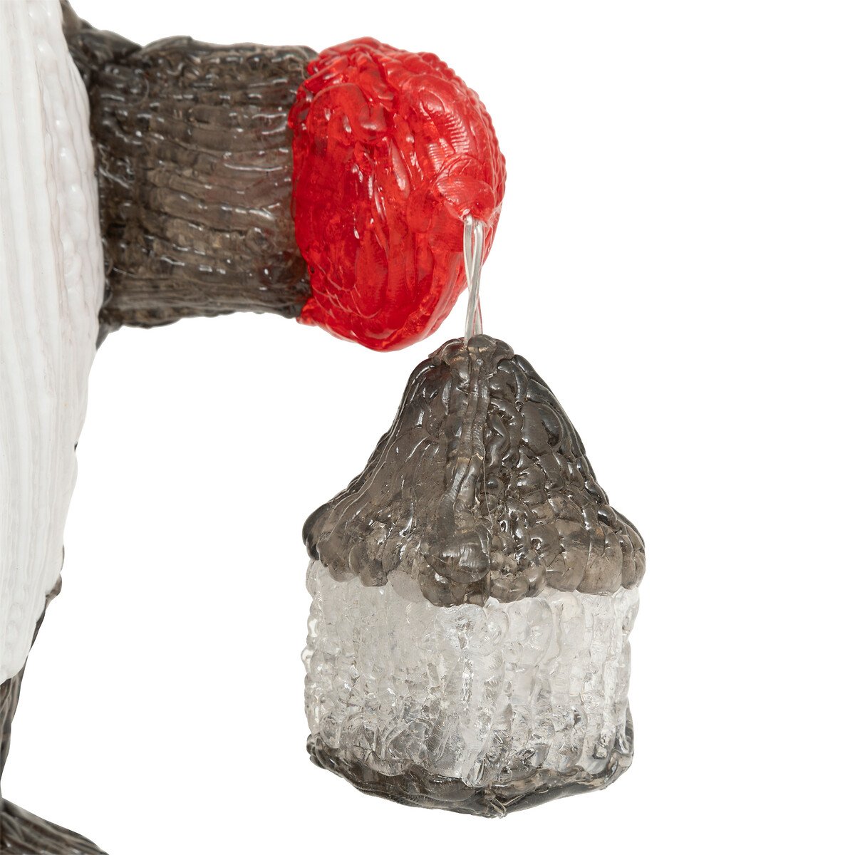 Figura de gnomo luminoso com LED solar 23x39,5cm